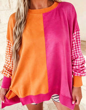 Load image into Gallery viewer, PREORDER ROSE COLORBLOCK SWEATSHIRT
