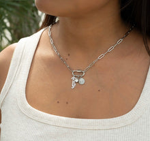Load image into Gallery viewer, PREORDER FAITH CARABINER CHARM NECKLACE