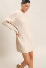 Load image into Gallery viewer, PREORDER IVORY SWEATER DRESS