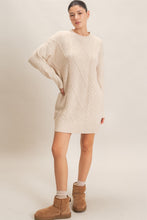 Load image into Gallery viewer, PREORDER IVORY SWEATER DRESS